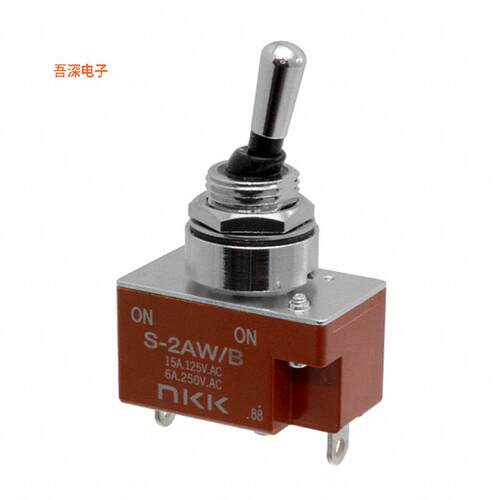 S2AWB |面板安装SWITCH TOGGLE SPDT 15A 125V