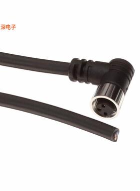 8-03AFFM-SR7B01 |插座，直角CBL 3POS RCPT RA TO WIRE 3.28'