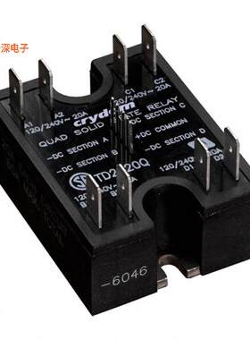 TD2420Q-10 |底座安装SSR RELAY SPST-NO 20A 24-280V