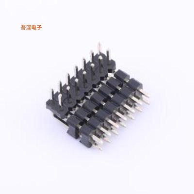 B-2100R14P-E010 |三塑排针弯插,P=2.54mm