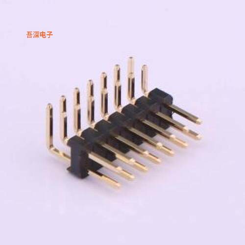 X6521WR-2x07H-C60D30 |原装弯插,P=2.54mm排针