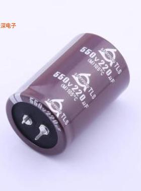 TLS550V220M35*50 |原装插件,D35xL50mm牛角型电解