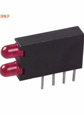 5682F1_1 |红色（x 2） CBI 3MM BI-LVL RED RA