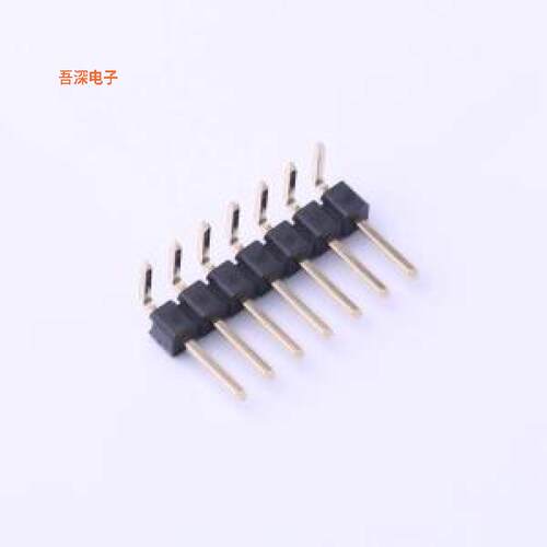 DZ254W-11-07-65 |排针排针1x7P 间距:2.54mm 方针 弯插