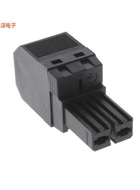 1060390000 |插头，刀片插座TERM BLOCK PLUG 2POS 7.62MM