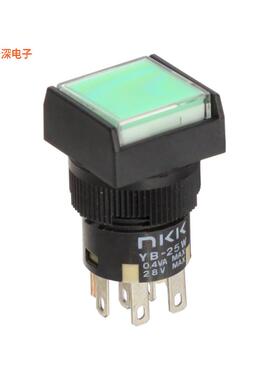 YB25WSKG01-5F12-JF|原装全新SWITCH PUSHBUTTON DPDT