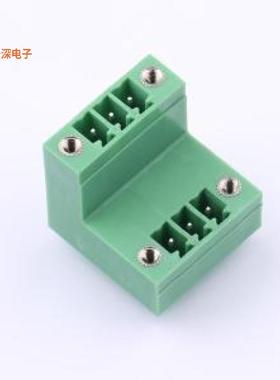 KF2EDGVTM-3.81-2*3P |绿保插拔式接线插件,P=3.81mm