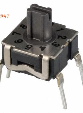 RTE1002N14 |BCDSWITCH ROTARY DIP BCD 0.1A 30V