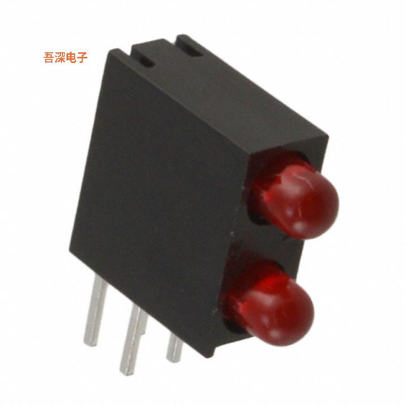 WP934MD/2ID |红色（x 2） CBI 3MM BI-LVL RED RA