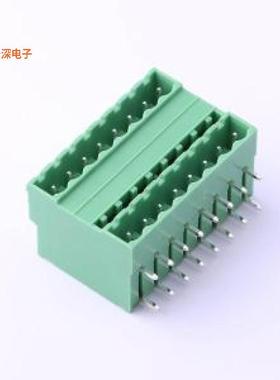 KF2EDGRH-5.0-2*8P |原装弯插,P=5mm插拔式接线