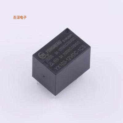 YX103-12VDC-1CS |电流3A，12VDC,1组换信号继电器DIP-6