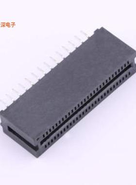 HED56LP03BK |原装插件,P=1.27mm金手指