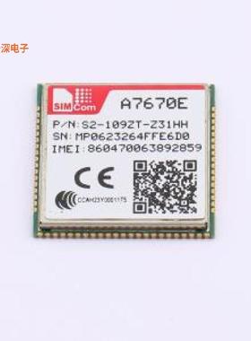 A7670E-LASE |原装LCC-124(24x24)2G/3G/4G/5G模块