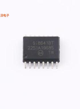 SI8641BT-IS|原装SOIC-16DGTL ISOLTR 5KV 4CH GP 16-SOI