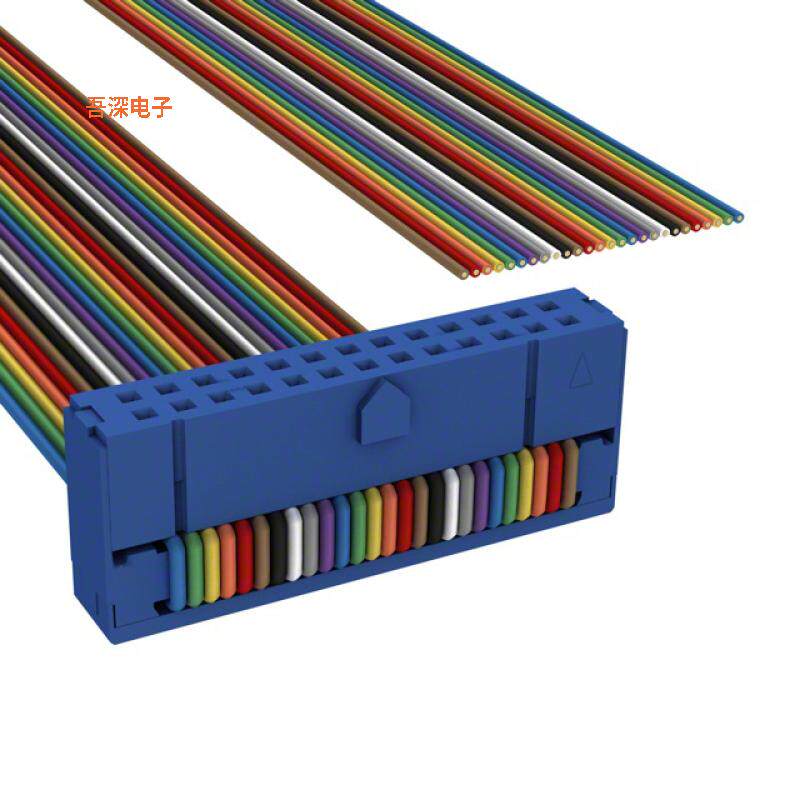 C1DXS-2636M |插口至线缆IDC CABLE - CKR26S/AE26M/X