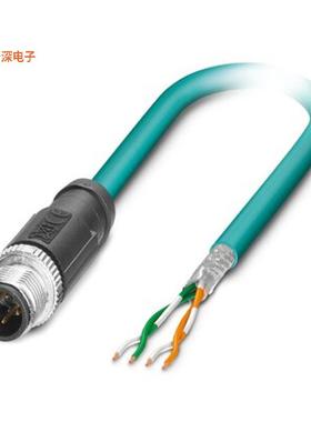 1407356 |插座CIRC CBL 4POS RCPT TO WIRE 3.28'