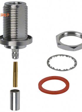 172106 |N 型CONN N JACK STR 50 OHM CRIMP