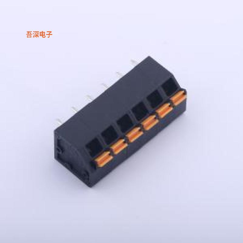 KFM736L-5.0-6P |原装插件,P=5mm弹簧式接线