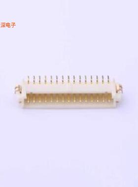 A1252WR-S-F-15P|线对板针座带定位柱 镀