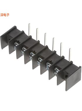 T38071-06-0 |隔板接线座CONN BARRIER STRIP 6CIRC 0.375