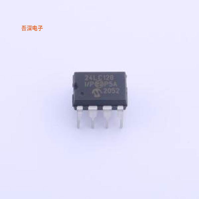 24LC128-I/P |原装PDIP-8IC EEPROM 128KBIT I2C 8DIP