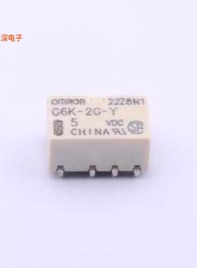 G6K-2G-Y DC5 |原装SMD,6.5x10mmRELAY TELECOM DPDT 1A 5V