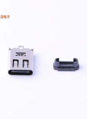 KH-TYPE-C-L10-6P-STM |USBTYPE-C6P立贴10.0H加盖编带