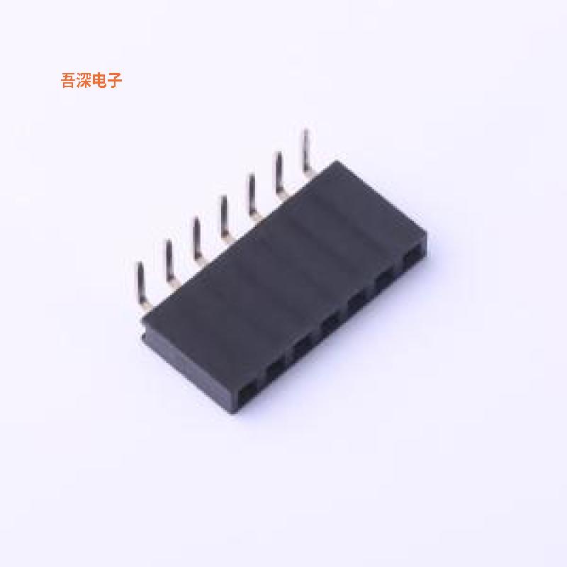 DW254W-11-07-85 |排母2.54排母间距:2.54mm 1x7P 弯插