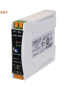 PDRB-10-24 |AC 和 DCAC/DC DIN RAIL SUPPLY 24V 10W
