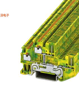 3212455 |插头连接TERM BLK 4POS GREEN/YELLOW
