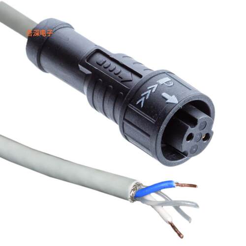 AD-02BFFM-QL8P05 |插座CIRC CBL 2POS RCPT TO WIRE 16.4'