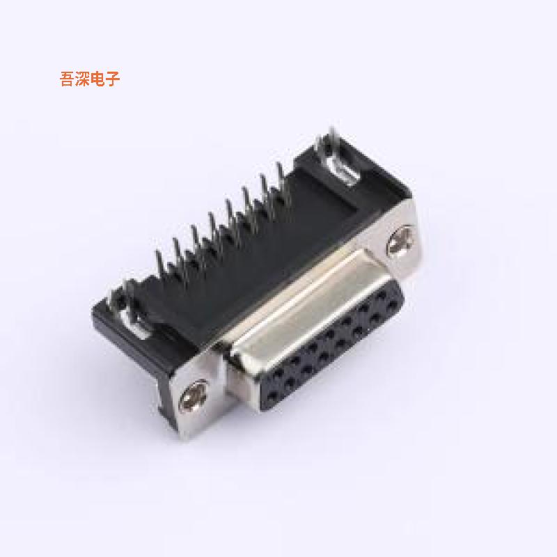 X0315FT17B1H |9.4mm半金雾锡15U铆合黑D-Sub/VGA插件