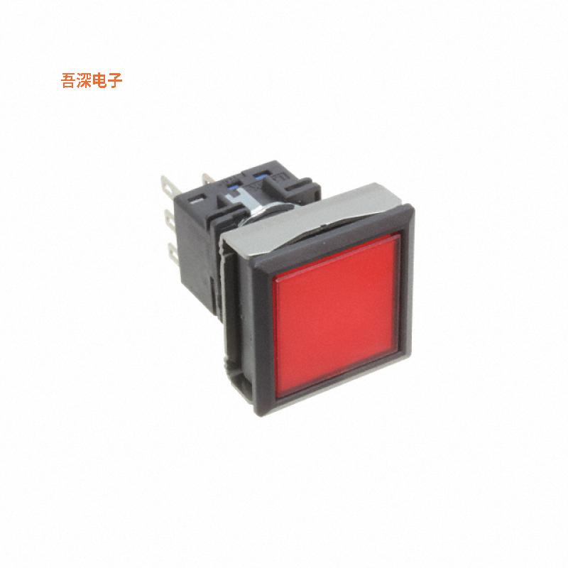 LBW7L-M1T54R |前面板安装LBW FLUSH ILLD PB MOME. RED