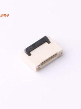 XDFC-0522-08P |FFC/FPCPH0.5-8PIN H2.0MM 前插后掀