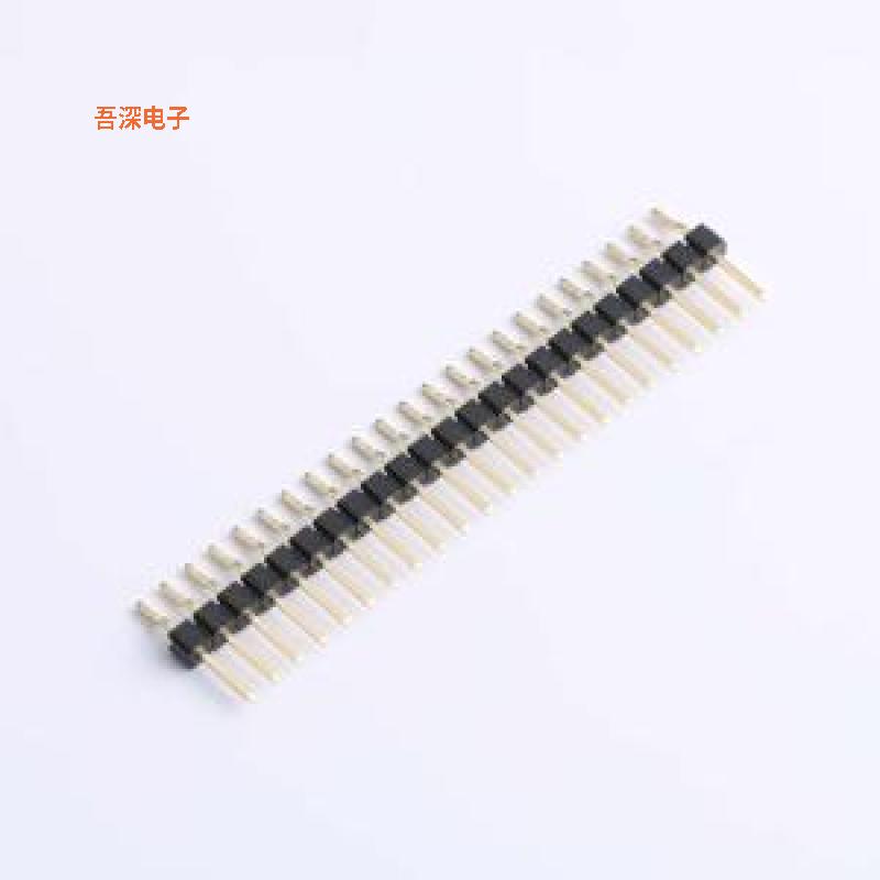X6511WRS-23H-C60D48 |(X6511)2.54单排单塑排针SMD,P=2.54mm