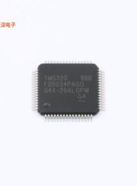 TMS320F28034PAGQR|原装TQFP-64(10x10)单片机(MCU/MPU/SOC