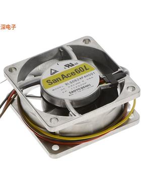 9LG0624P4H001 |24VDCFAN AXIAL 60X25MM 24VDC WIRE