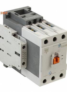 CC50LA240 |底座安装，DIN 轨道3P CONT L 240V50/60HZ 2NO2NC