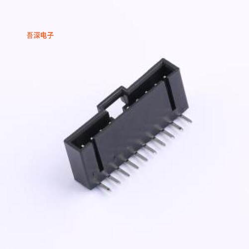 HX25418-10WA |杜邦带扣线对板针座弯插,P=2.54mm