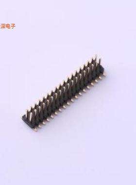 X1321WVS-2x18J-C40D53 |排针上针4.0,PB0.1mm,6T料,Au足1u