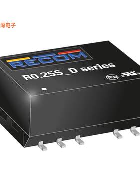 R0.25S-1505/H |隔离模块DC DC CONVERTER 5V 250MW