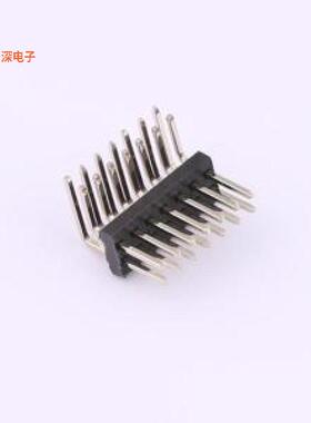 HDGC127-PW2-07 |排针1.27*1.0 弯针 PA3.8 PB3.8 PC2.5 2X7P