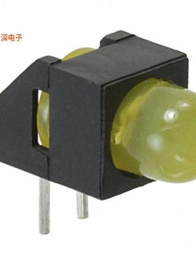 HLMP-4719-A00B2 |黄色 CBI 5MM YELLOW RA HOUSING