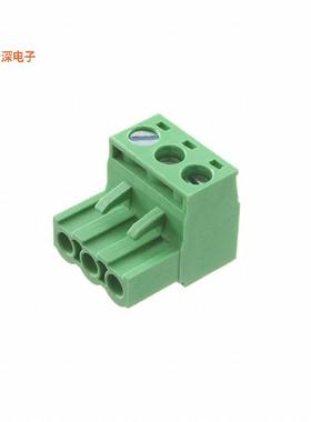 EBHA-03-C |插头，母插口TERM BLOCK PLUG 3POS 5MM