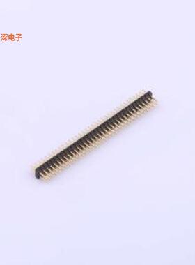 X1321WV-2x35J-C30D23 |排针上针C3.0 下针2.3mm,6T料,Au足1u