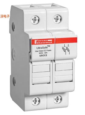 USCC2 |DIN 轨道600V 30A 2P CC ULTSFE