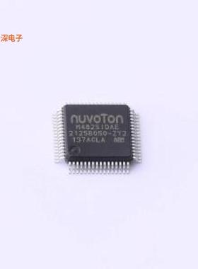 M482SIDAE |原装LQFP-64(7x7)IC MCU 32BIT 512KB FLASH 64LQFP