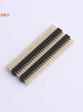 X1322WV-2x26H-C40D30-E80 |排针(X1322)1.27双排双塑