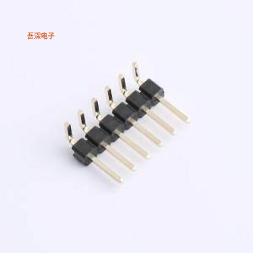 XDZ254-1-06-W-2.5-G1 |原装弯插,P=2.54mm排针