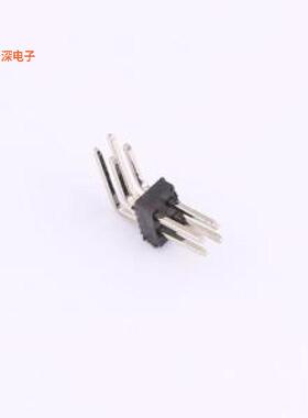 HDGC127-PW2-02 |排针1.27*1.0 弯针 PA3.8 PB3.8 PC2.5 2X2P